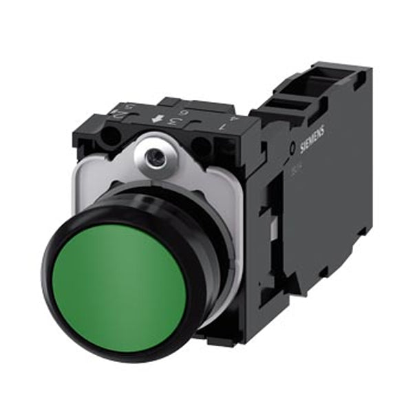 3SU1100-0AB40-1FA0 | Siemens Pushbutton