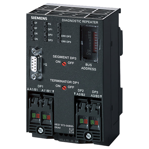 6ES7972-0AB01-0XA0 | Siemens Diagnostic repeaters for PROFIBUS DP