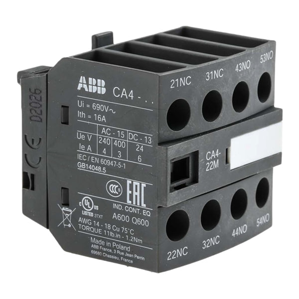 CA4-22M | ABB Auxiliary Contact Block